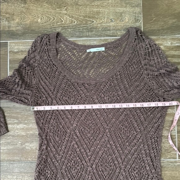 Maurices purple taupe color Knit Sweater - Picture 7 of 9